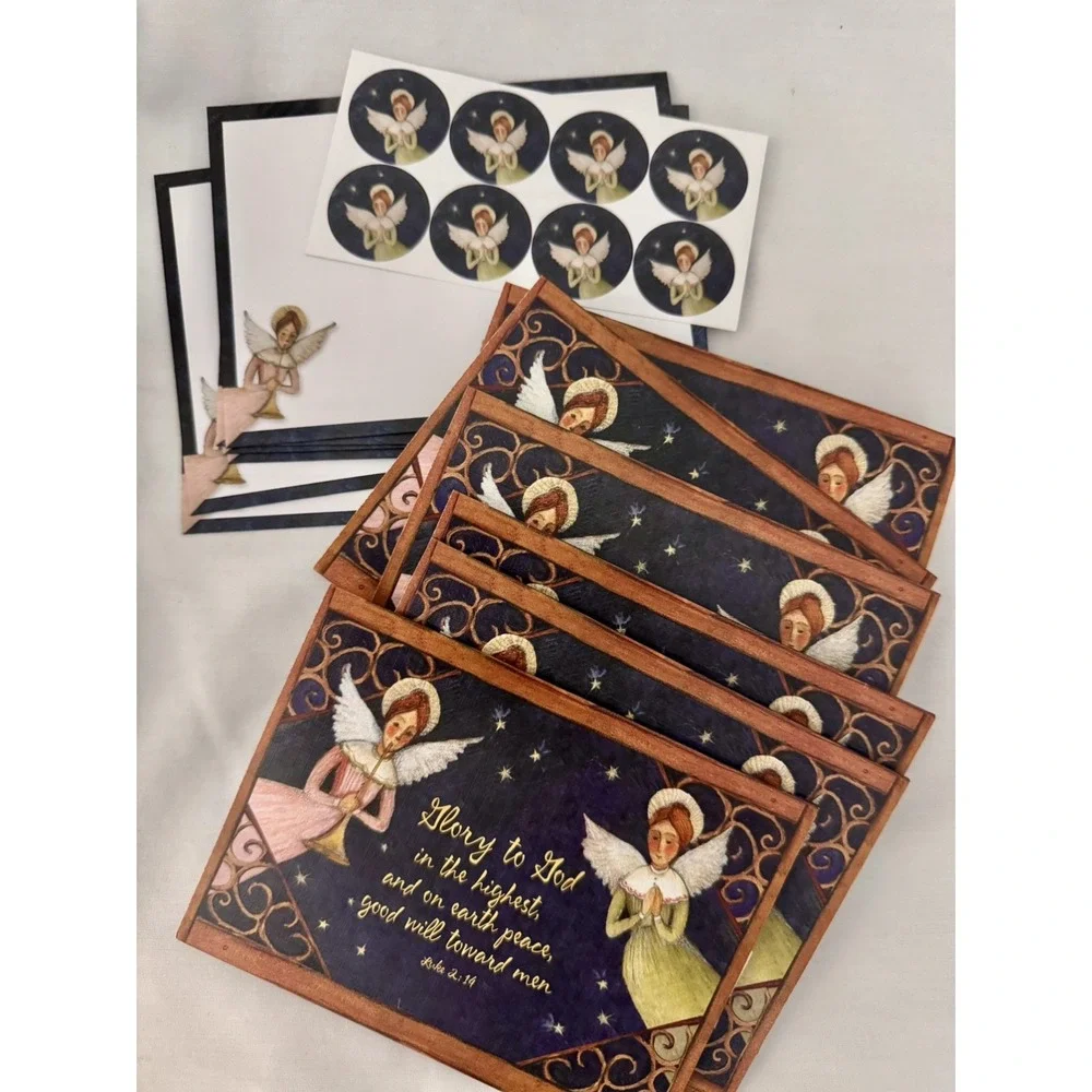 LANG Nativity 3D Pop-up Christmas 8 Cards by Susan Winget